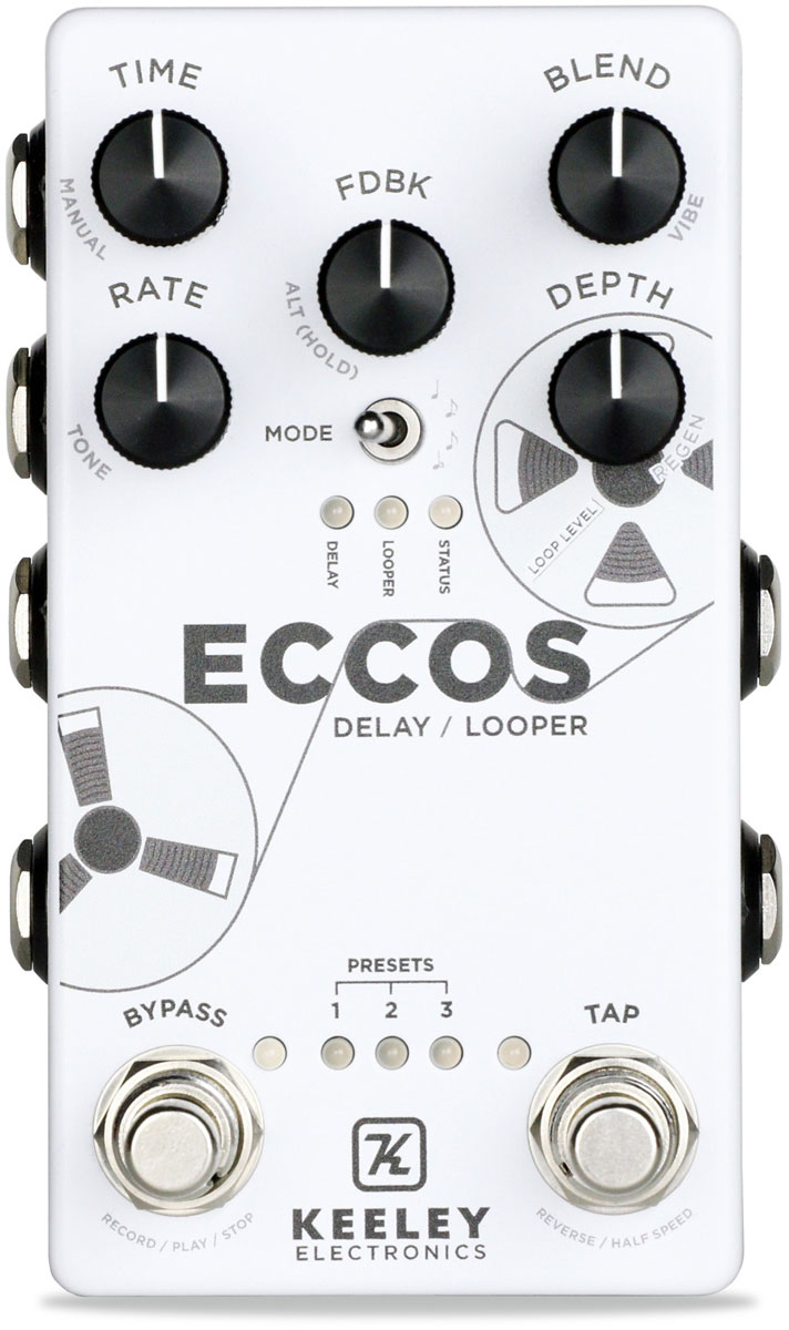 KEELEY PEDAL KEELEY ECCOS DELAY LOOPER STEREO