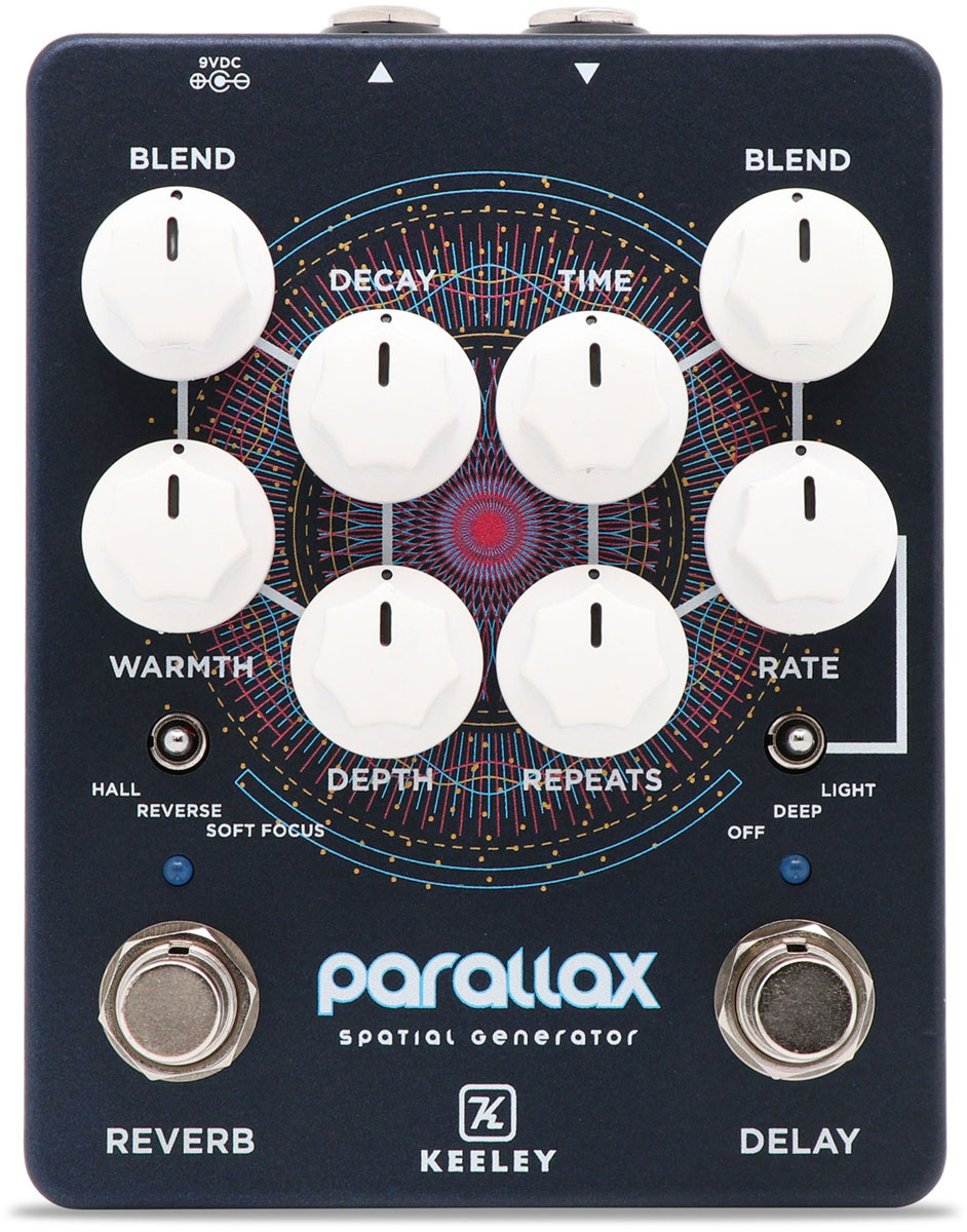 KEELEY PEDAL KEELEY PARALLAX BLUE