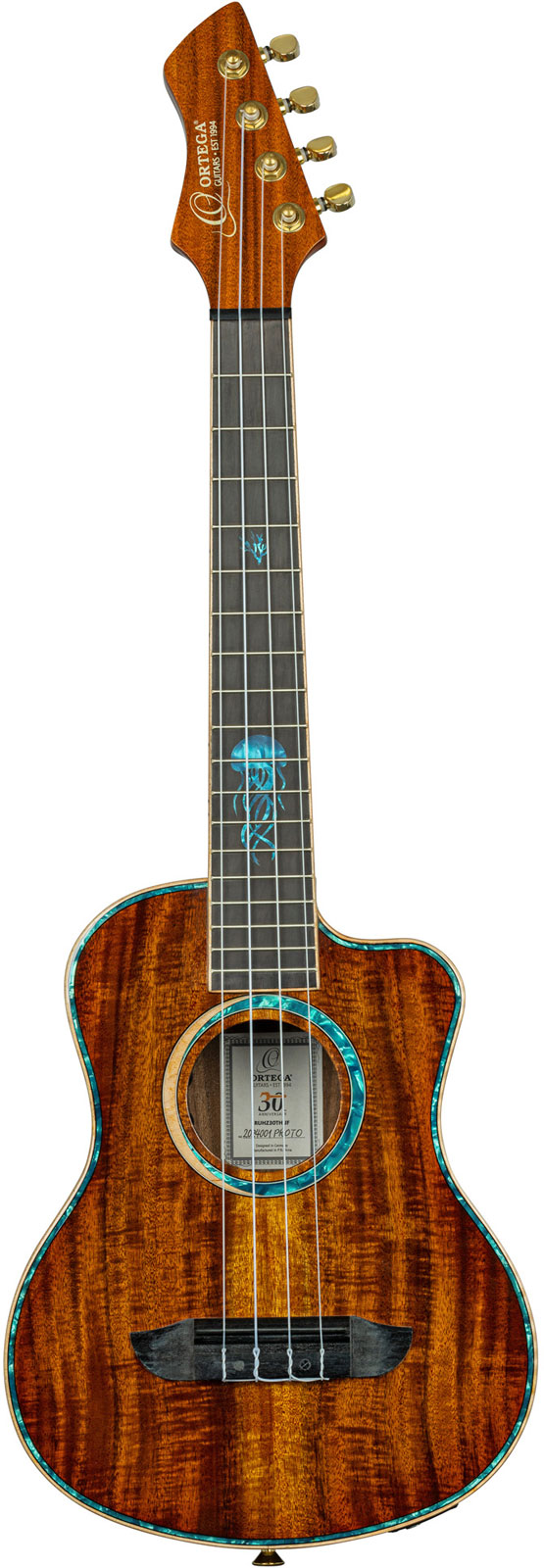ORTEGA Ukulele Tenor Ortega,30Th Jfish, Cw Eq