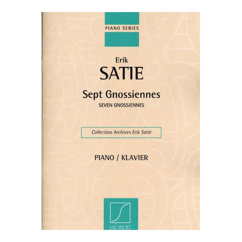 SALABERT Satie Erik - Sept Gnossiennes - Piano
