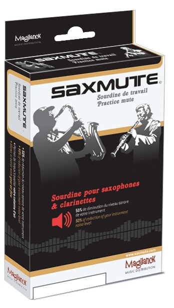 SAXMUTE SOURDINE DE SAXOPHONE SOPRANO (2 BOCAUX)