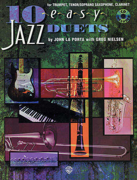 ALFRED PUBLISHING LA PORTA J AND NIELSEN G - 10 EASY JAZZ DUETS + CD - Bb INSTRUMENTS