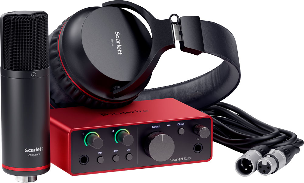 FOCUSRITE Scarlett Solo Studio 4th Gen