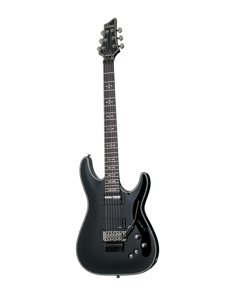 Schecter Hellraiser C-1 Floyd Rose Sustainiac Black