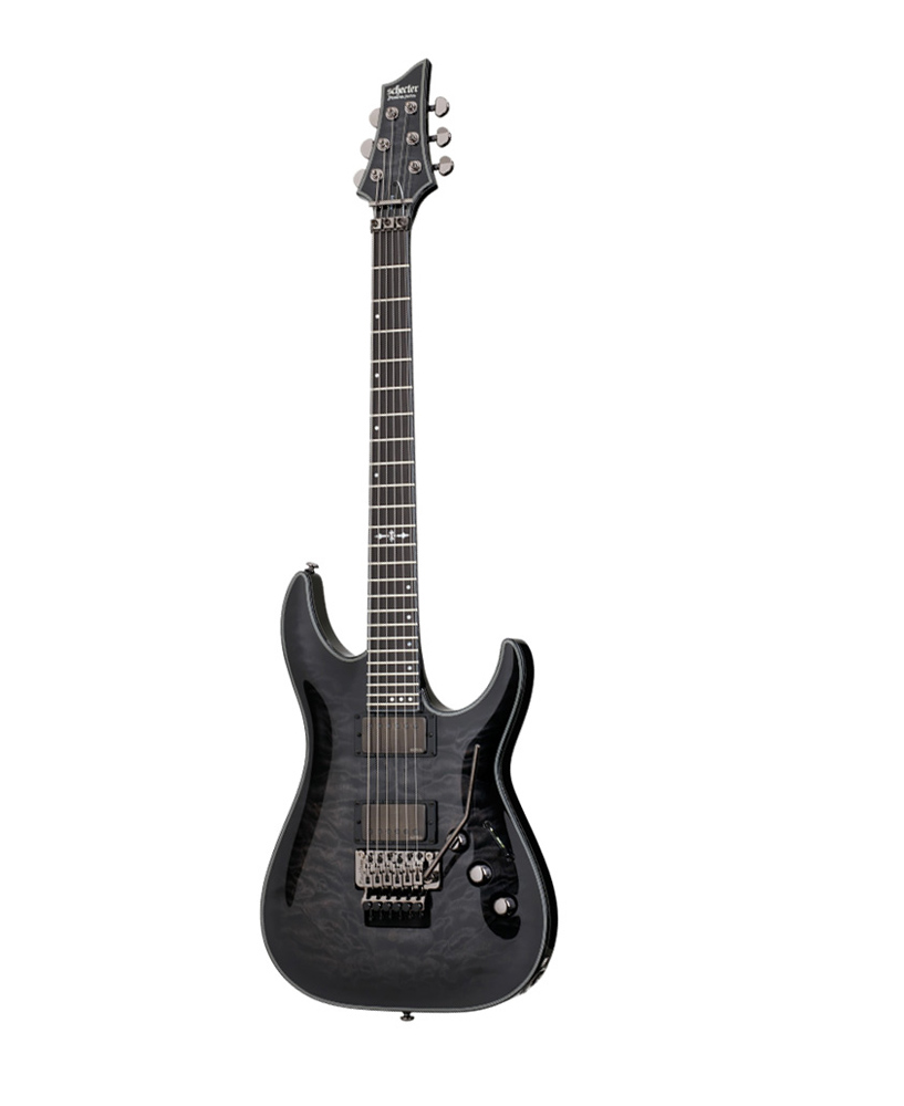 Schecter Hellraiser C-1 Hybride, Floyd Rose Trans Black Burst