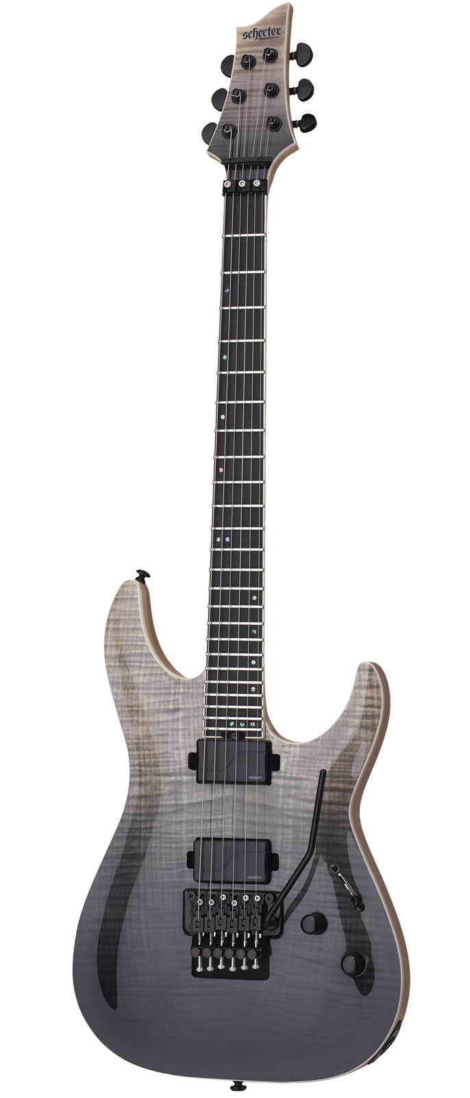 Schecter C-1 Fr Sls Elite - Black Fade Burst