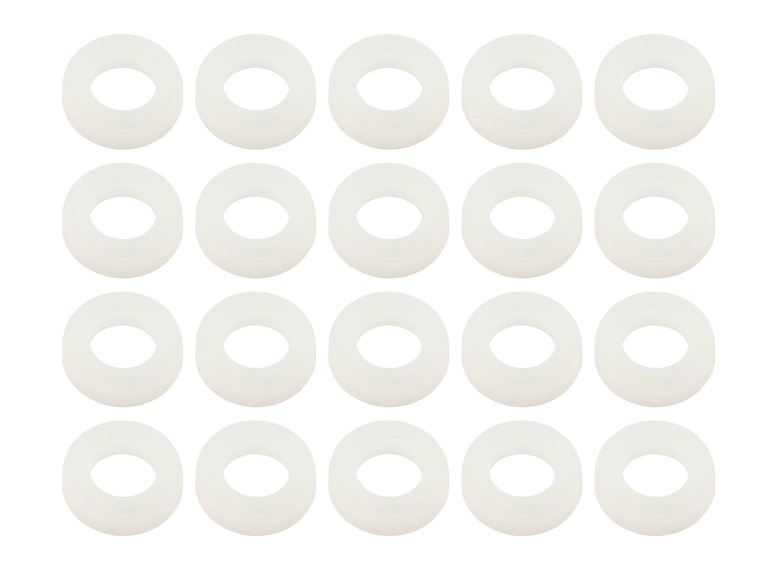 SPAREDRUM CB-W - ARANDELA NYLON PARA TORNILLO - BLANCA (X20)