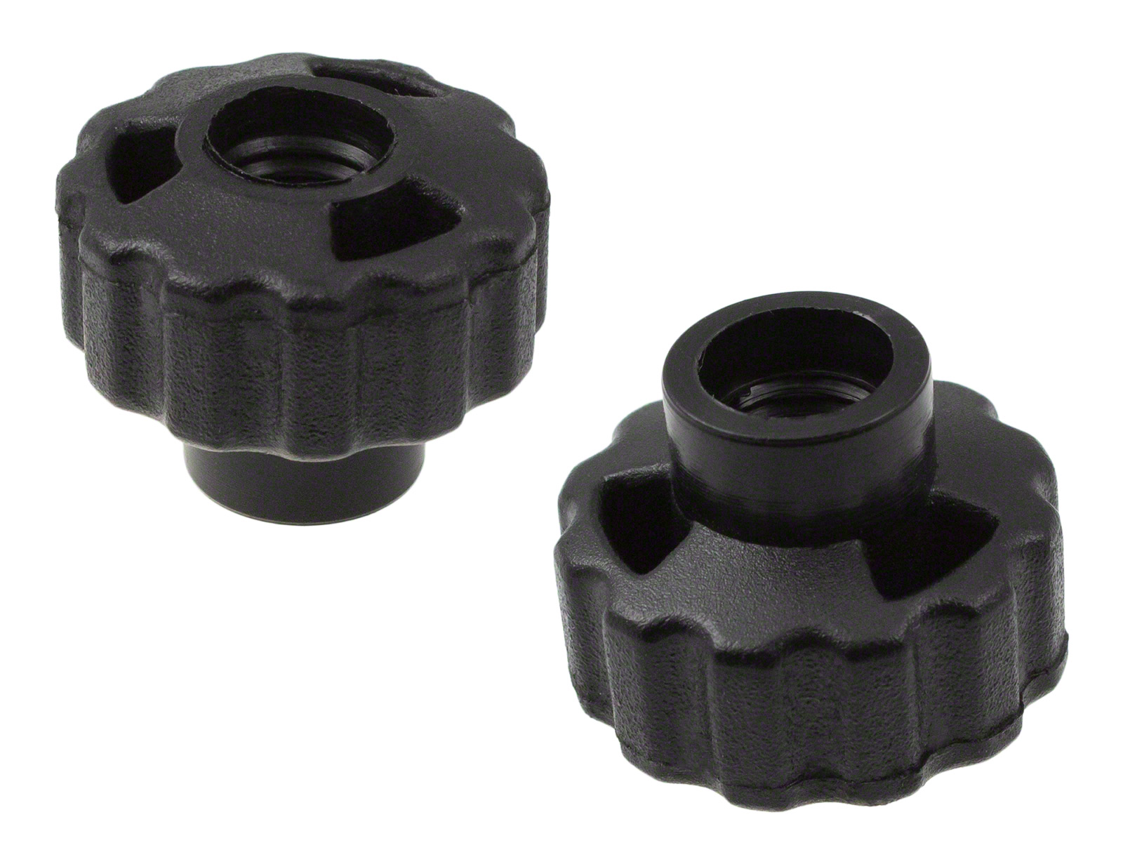 SPAREDRUM CNP8 - M8 PLASTIC WING NUT / SCREW (X2)