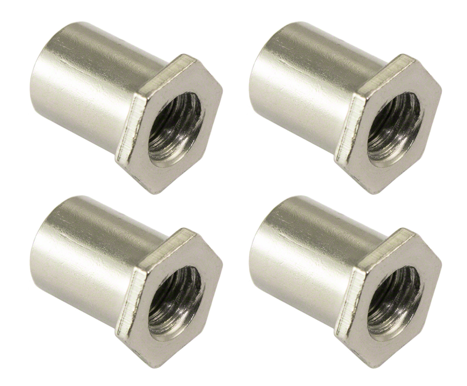 SPAREDRUM SN-HE-10B - SWIVEL NUT 10MM HEX HEAD - BRASS (X4)