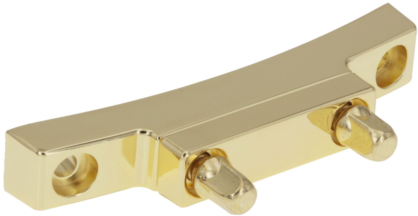 SPAREDRUM STOB5-BR - Deluxe Snare Strainer Die Cast Butt Plate 62mm - Brass