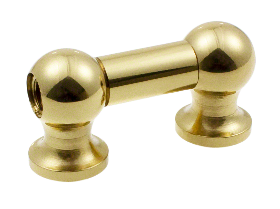 TL1D25-BR COQUILLE TUBE 25MM DORE DOUBLE TIRANT (X1)