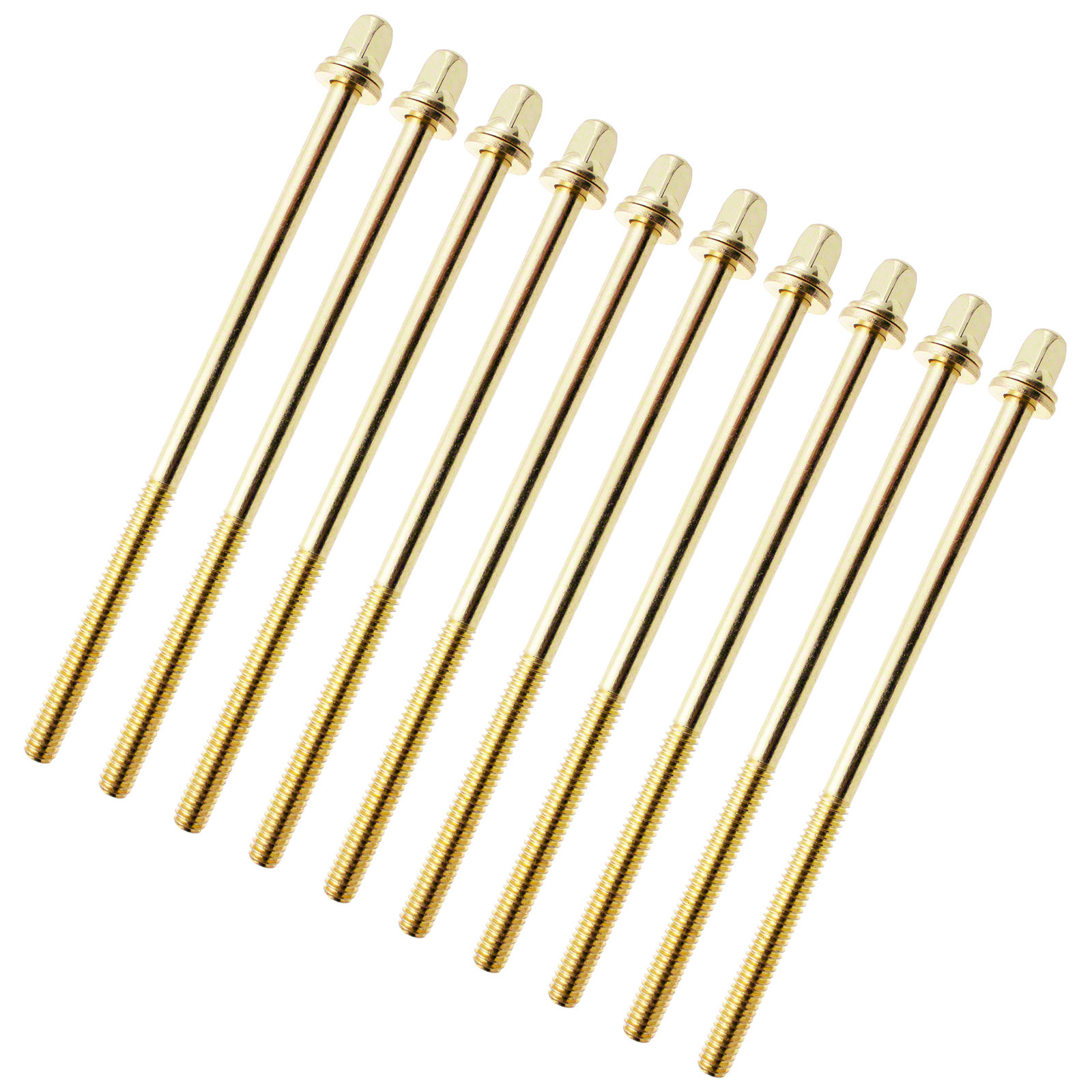 SPAREDRUM TRC-110W-BR - 110MM GOLDFARBENE SPANNSCHRAUBEN MIT WASHER - GEWINDE 7/32