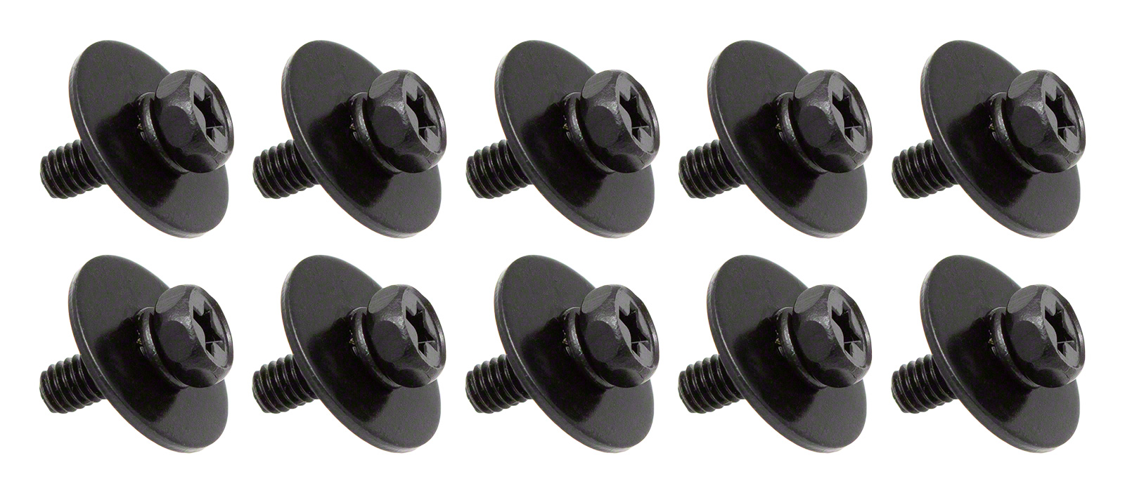 SPAREDRUM WSC4-11BK - M4 11MM - TORNILLOS SUJECCION BELLOTA PARA CASCO DE MADERA - NEGRO (X10)