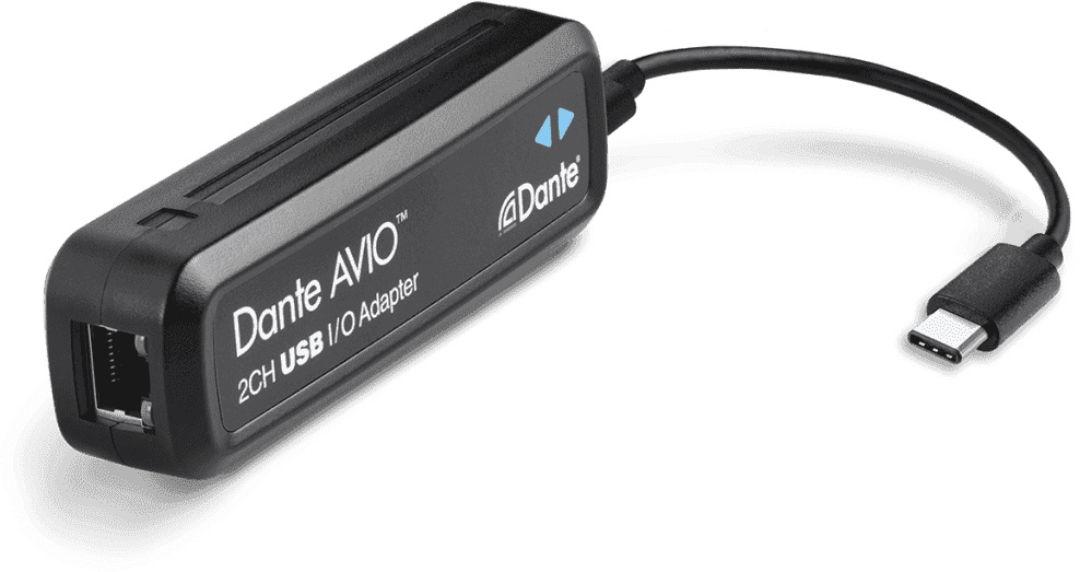 DANTE Avio Adaptateur DANTE-USBc 2CH I/o