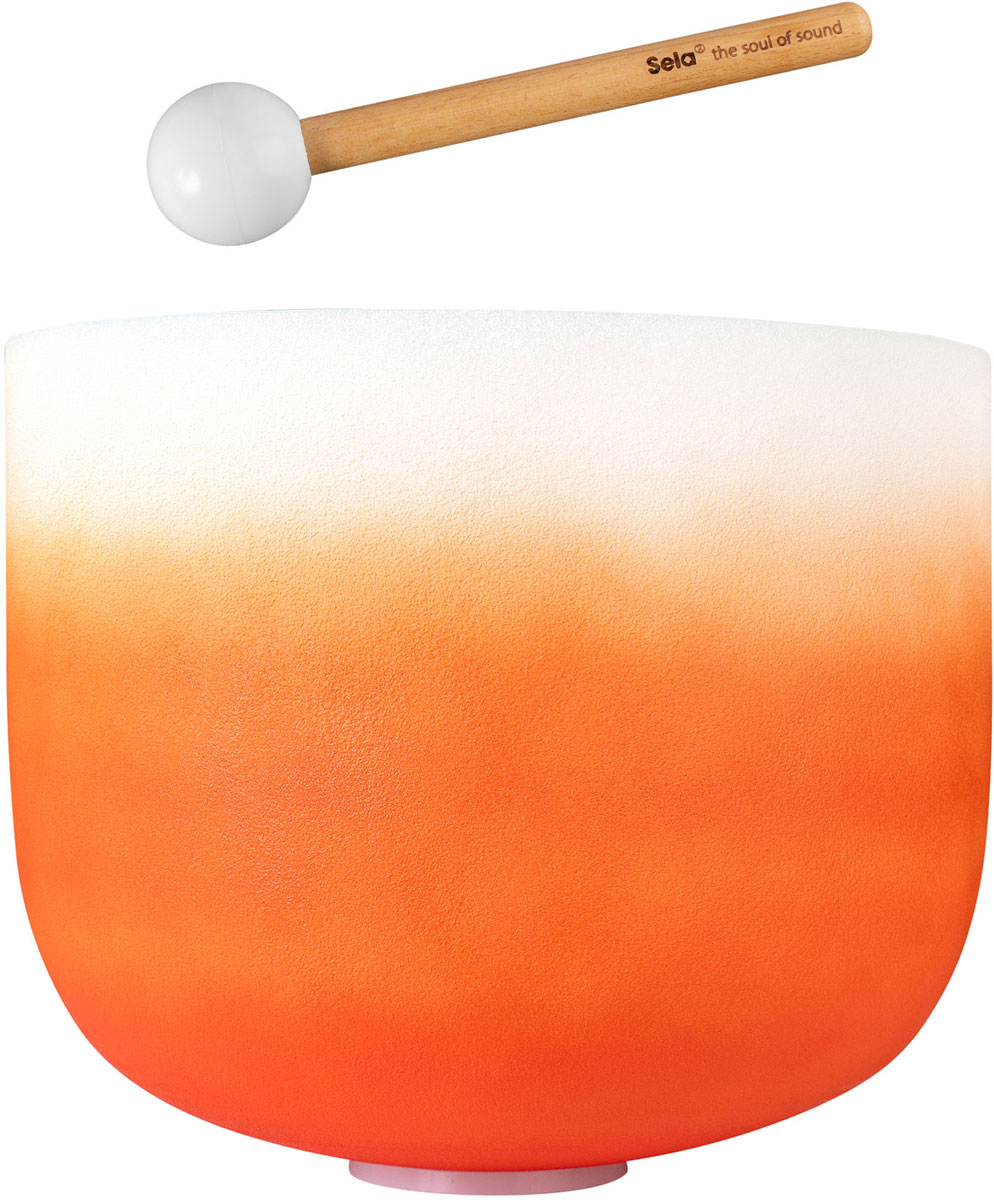 SELA PERCUSSION Crystal Singing Bowl Chakra 13