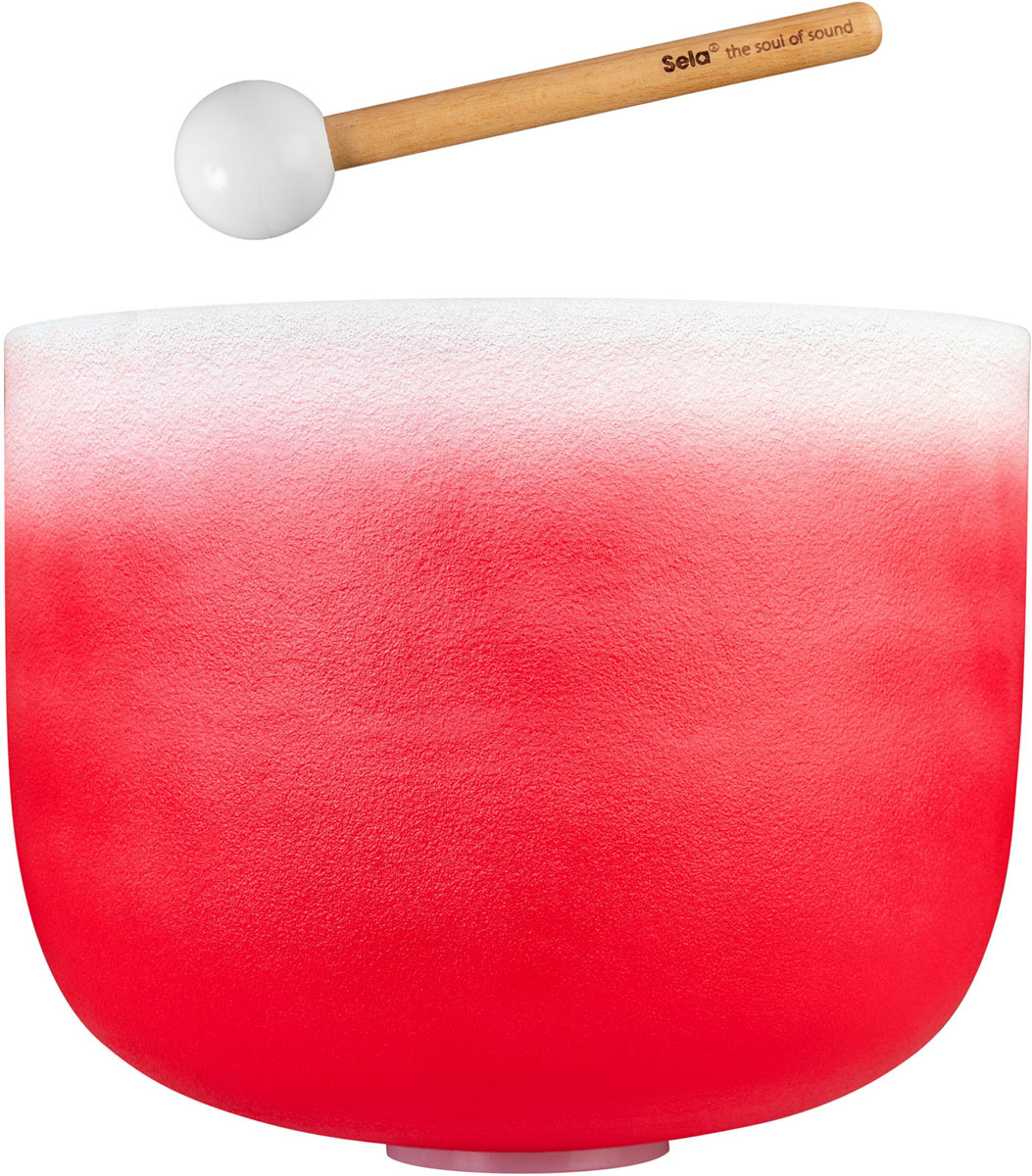 SELA PERCUSSION Crystal Singing Bowl Chakra 14