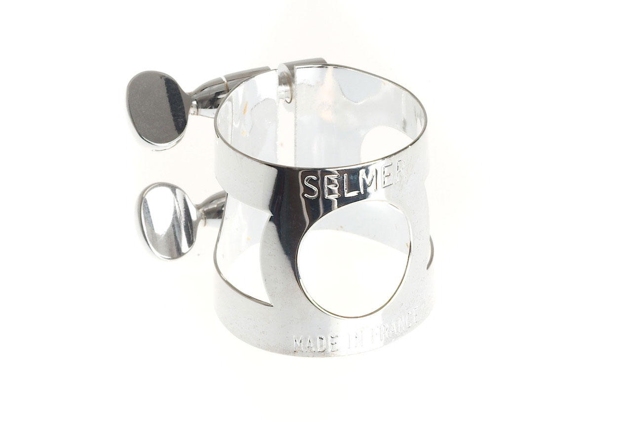 SELMER LIGATURE CLAR BASSE ARGENTÉE