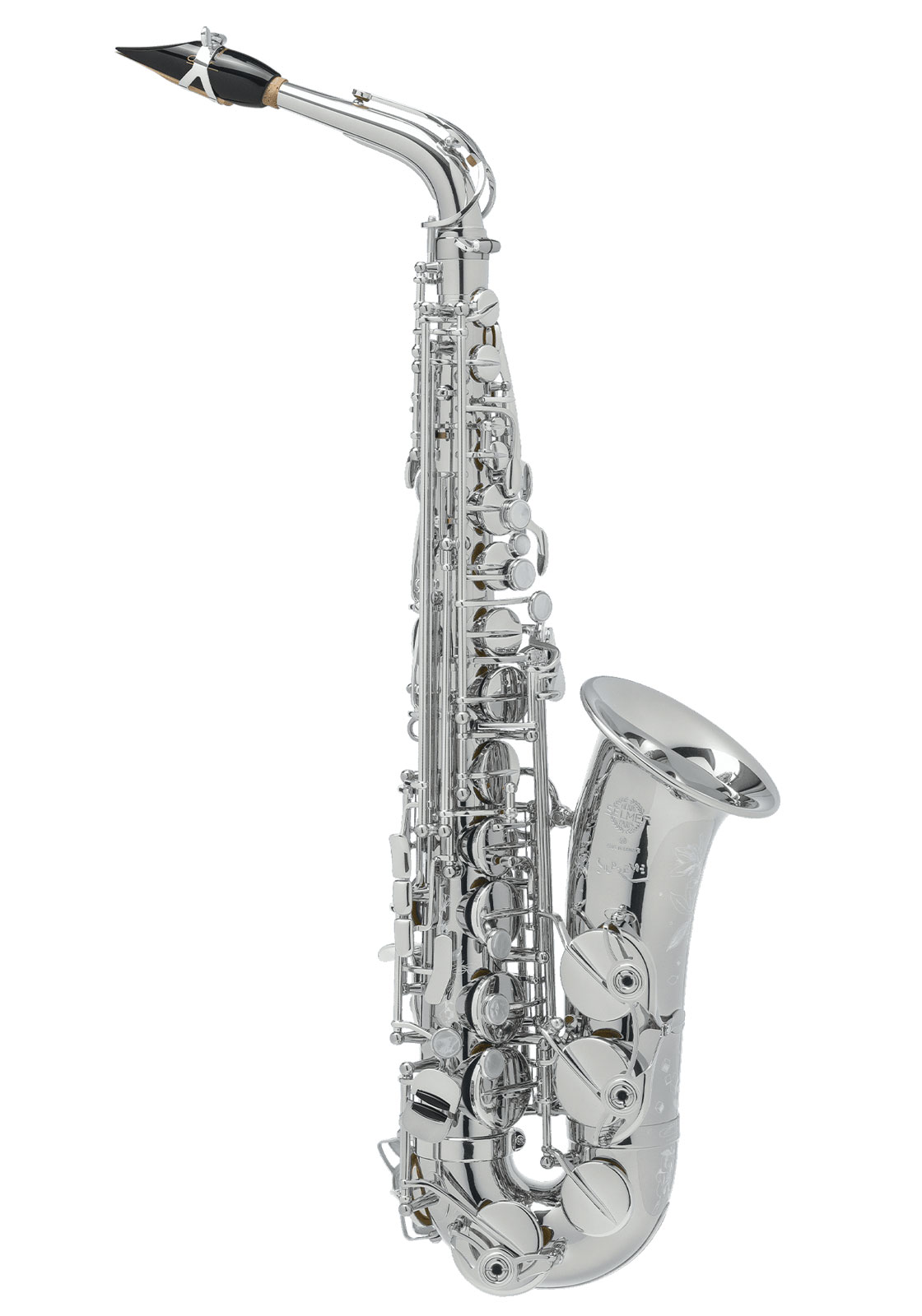 SELMER ALTO - SUPREME - AG (PLATEADO CON GRABADO)