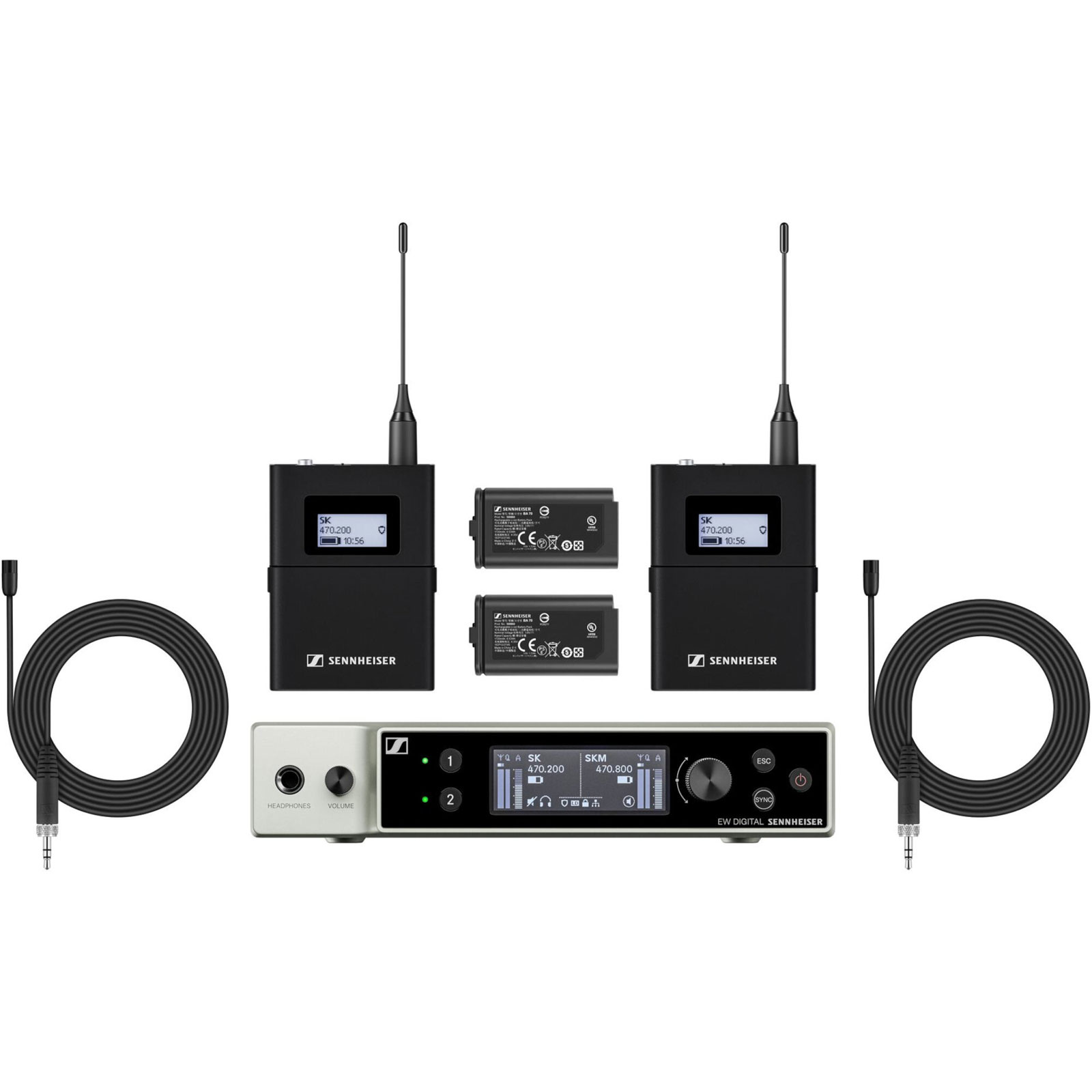 SENNHEISER Ew-Dx Mke 2 Set (Q1-9 : 470,2 - 550 Mhz)