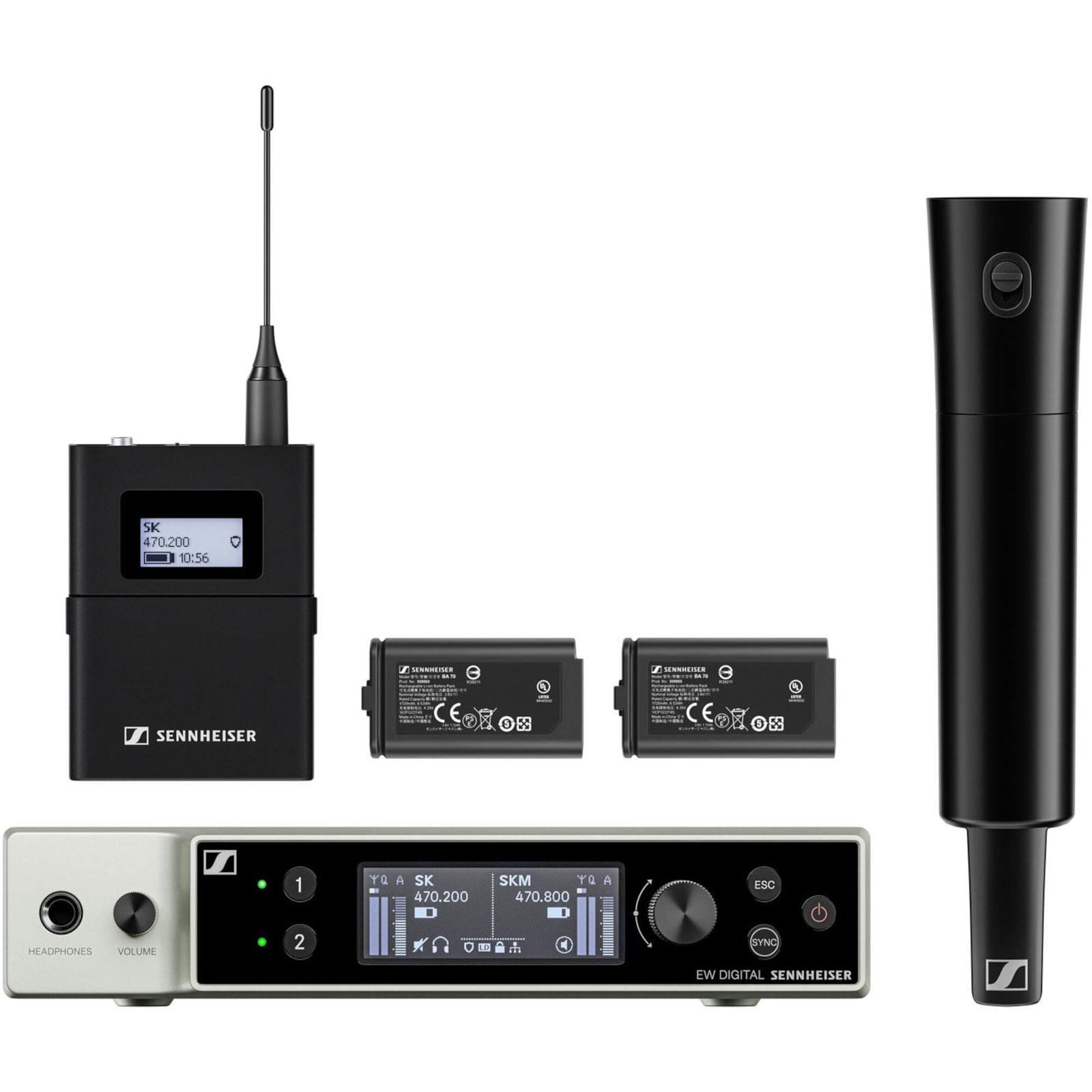 SENNHEISER EW-dx SK/SKM-S Base Set (S2-10 : 614.2-693.8 MHZ)