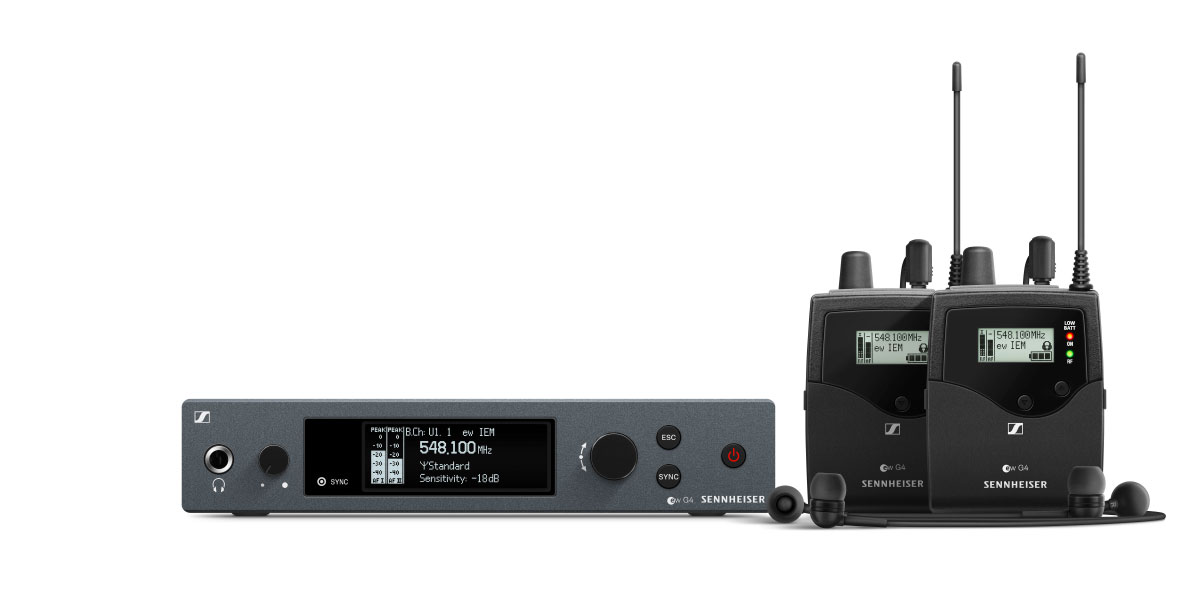 SENNHEISER EW IEM G4-TWIN-A (516 - 572 MHZ)