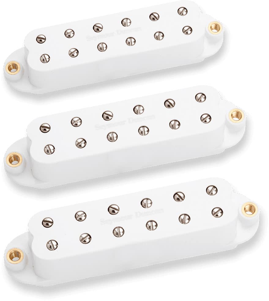 SEYMOUR DUNCAN SL59-1S-W - LITTLE '59 STRAT KIT BLANC