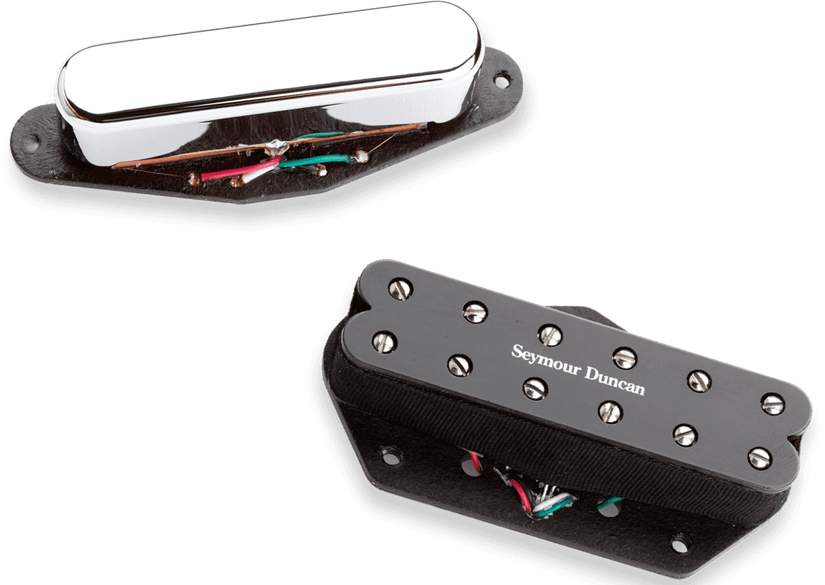 SEYMOUR DUNCAN ST59-1S - LITTLE '59/VINTAGE STACK TELE KIT BLACK