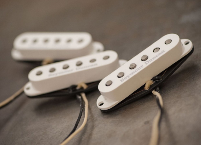 SEYMOUR DUNCAN SSL-1S - Kit California 50'S Capots Blancs