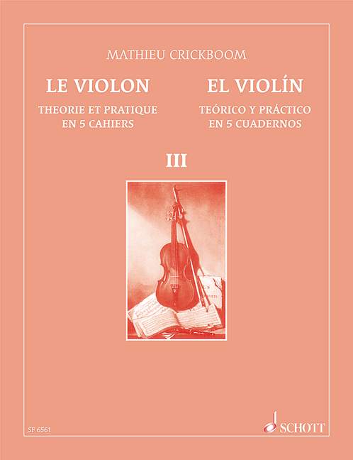 SCHOTT Crickboom M. - Le Violon Vol.3