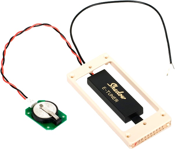 SHADOW E-tuner HB-T-CT-C Entourage Humbucker Creme Accordeur Integre Table Bombee