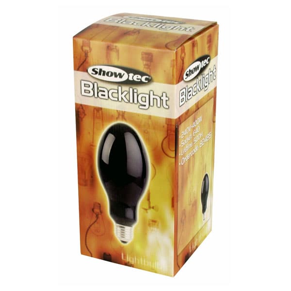 Blacklight 400W + Ampoule E40 : Lumière noire Showtec 