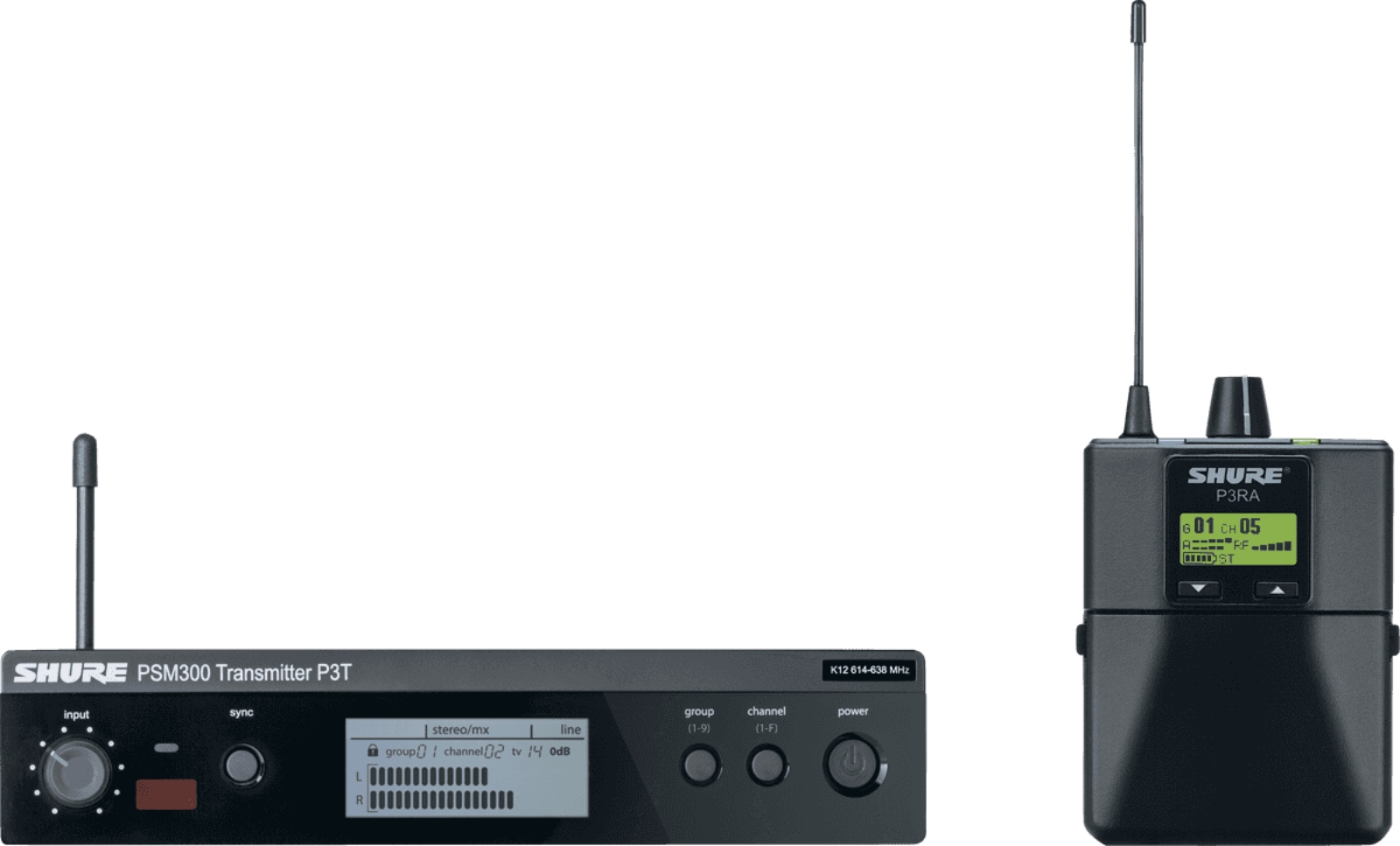 SHURE PSM 300 Premium - Emetteur/recepteur - Bande H20