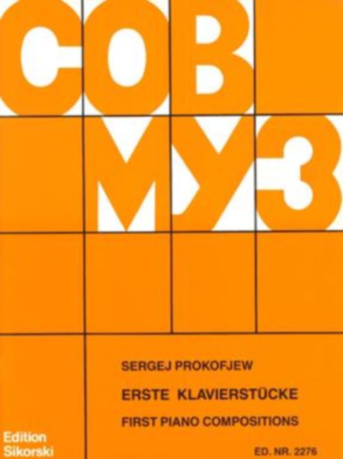 SIKORSKI Prokofiev S. - First Piano Compositions