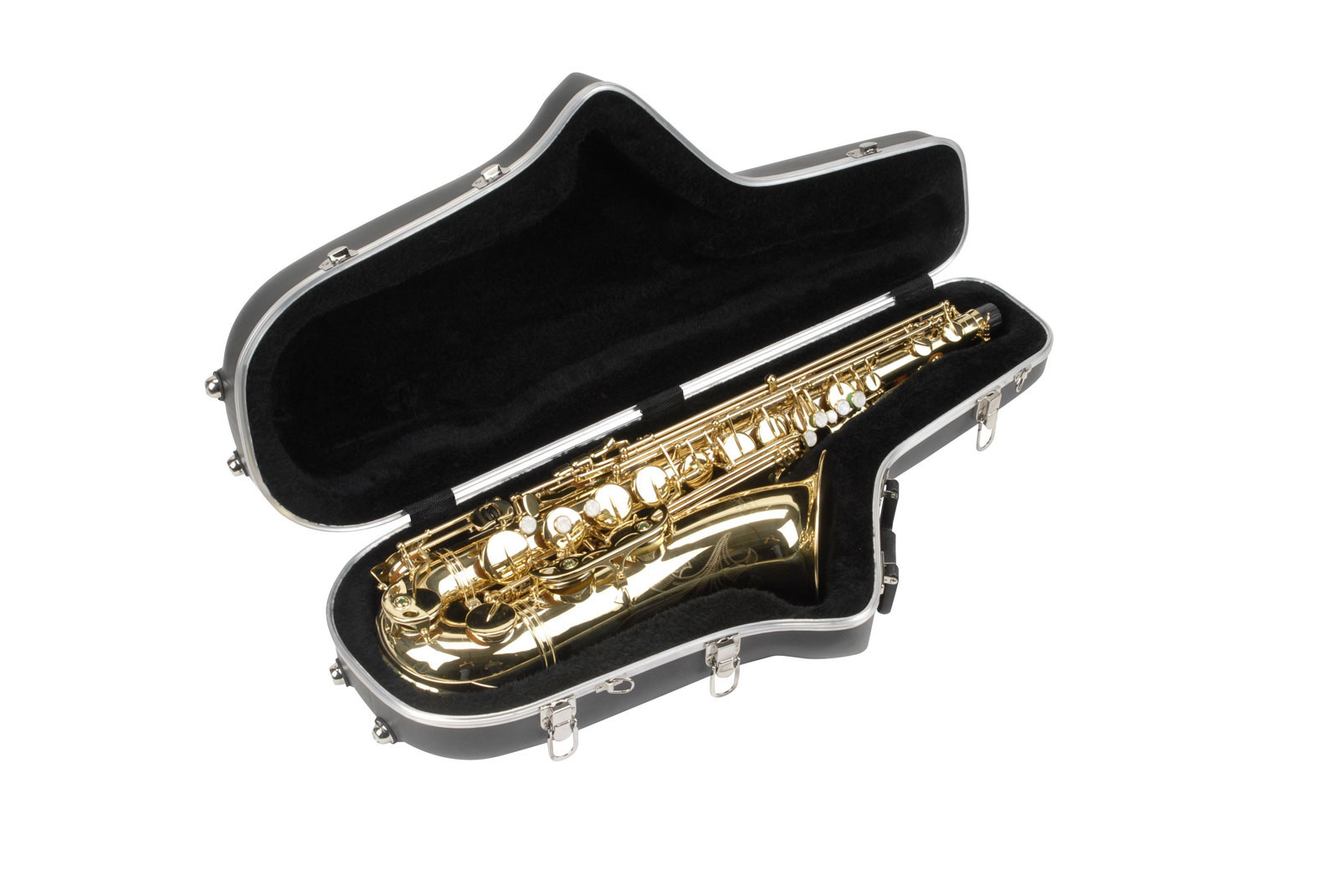 SKB MUSIC WIND INSTRUMENTS CASES CONTOURED TENOR SAX CASE BLACK