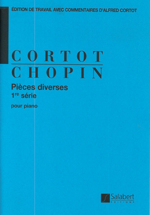 SALABERT CHOPIN F. - PIECES DIVERSES OP 49 60 57 43 1RE SERIE - PIANO