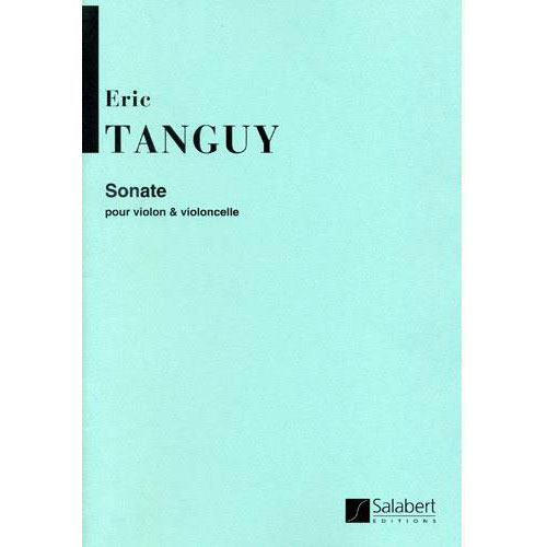 SALABERT TANGUY E. - SONATE - VIOLON ET VIOLONCELLE