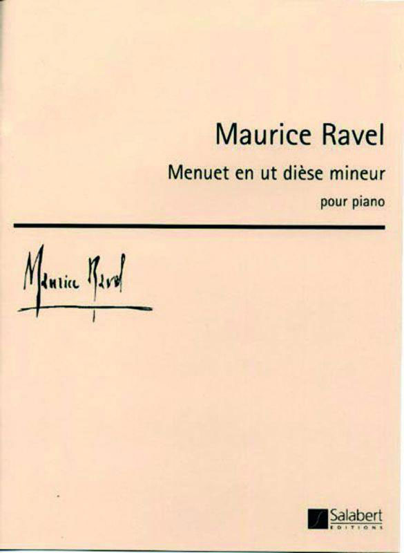 SALABERT RAVEL M. - MENUET EN UT DIESE MINEUR - PIANO