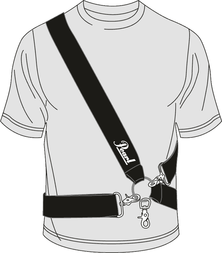 PEARL DRUMS HARDWARE SLG-100 - MARCHING TRIPLE FONCTION STRAP