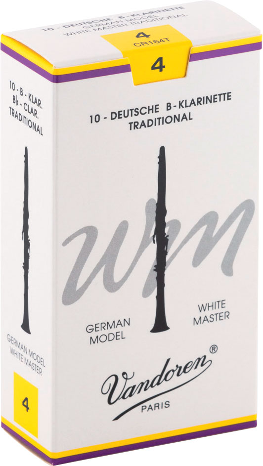VANDOREN ANCHE CLARINETTE 10 ANCHES WHITE MAST TRAD 4
