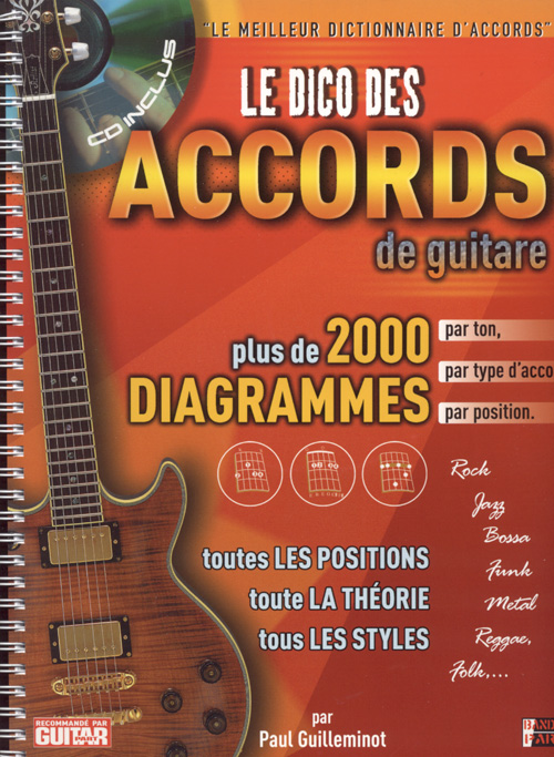 HIT DIFFUSION Dico Des 2000 Accords De Guitare + CD