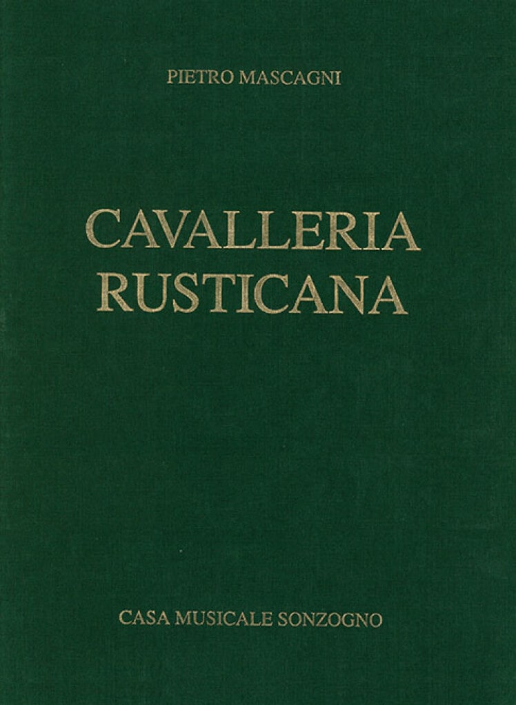 ZERBONI MASCAGNI PIETRO - CAVALLERIA RUSTICANA - CHANT & PIANO