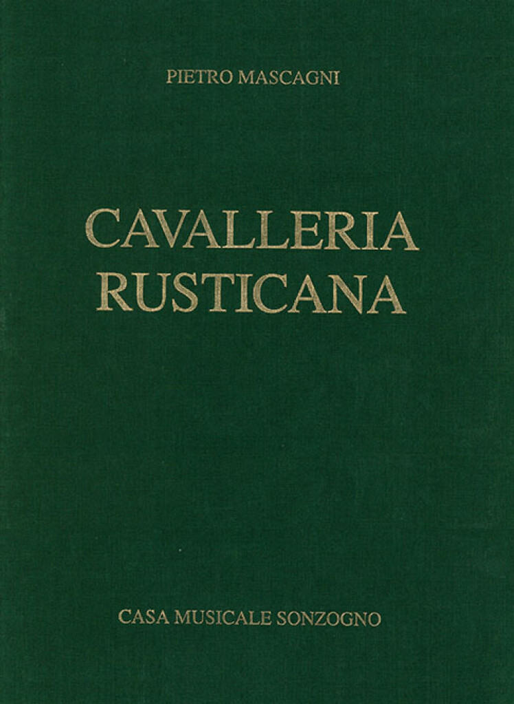 ZERBONI Mascagni Pietro - Cavalleria Rusticana - Chant & Piano
