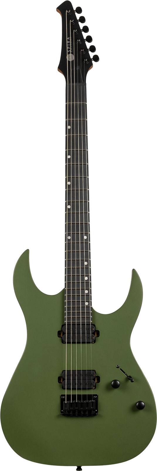 SPIRA GUITARS S400MGR-LH Satin Dark green LH