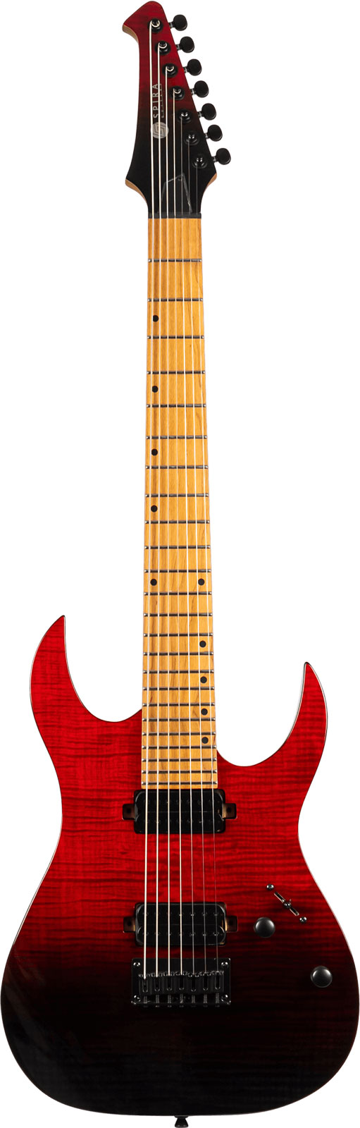 SPIRA GUITARS Spira Guitars S457TRD Transparent Red
