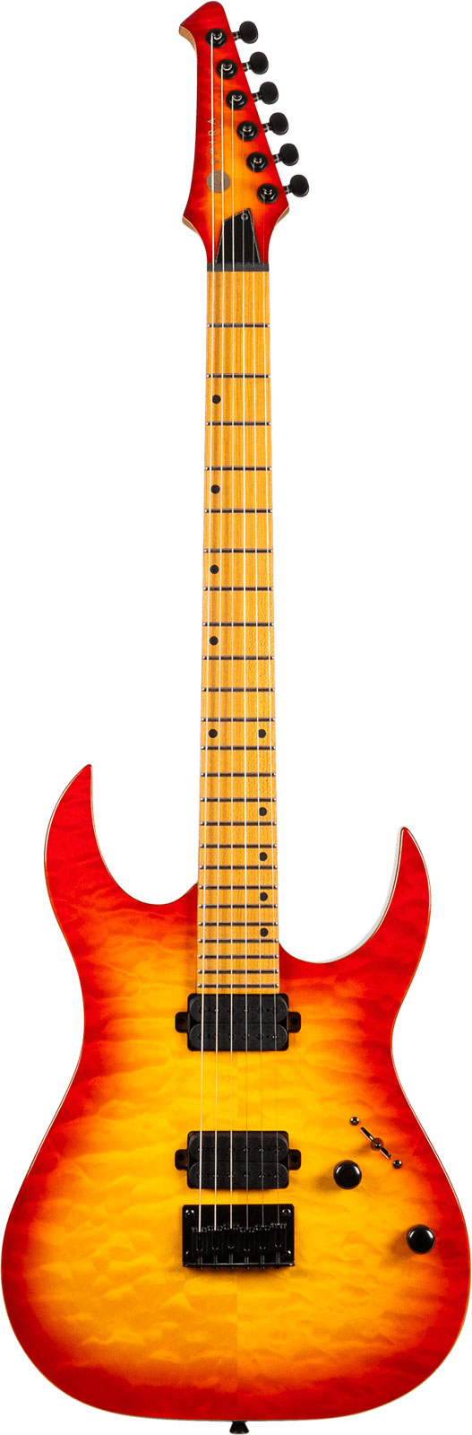 SPIRA GUITARS Spira Guitars S500QFB Fireburst