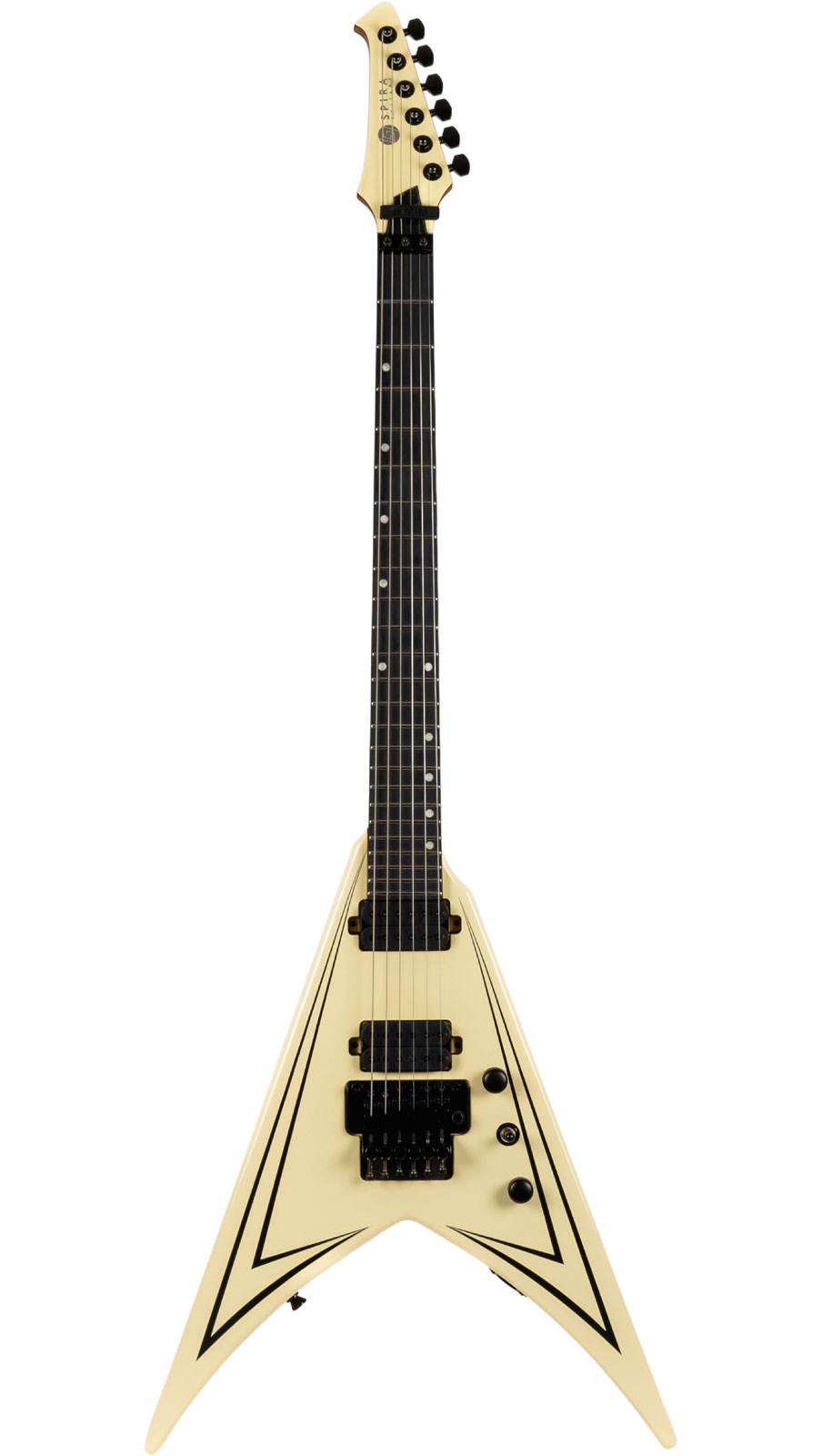SPIRA GUITARS V420AWH Antique White Stripe
