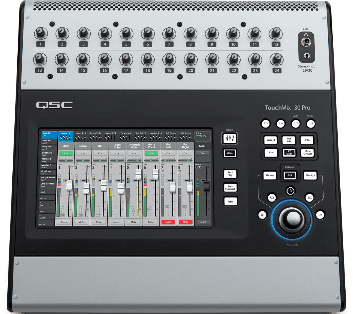 QSC PRO AUDIO TOUCHMIX-30pro