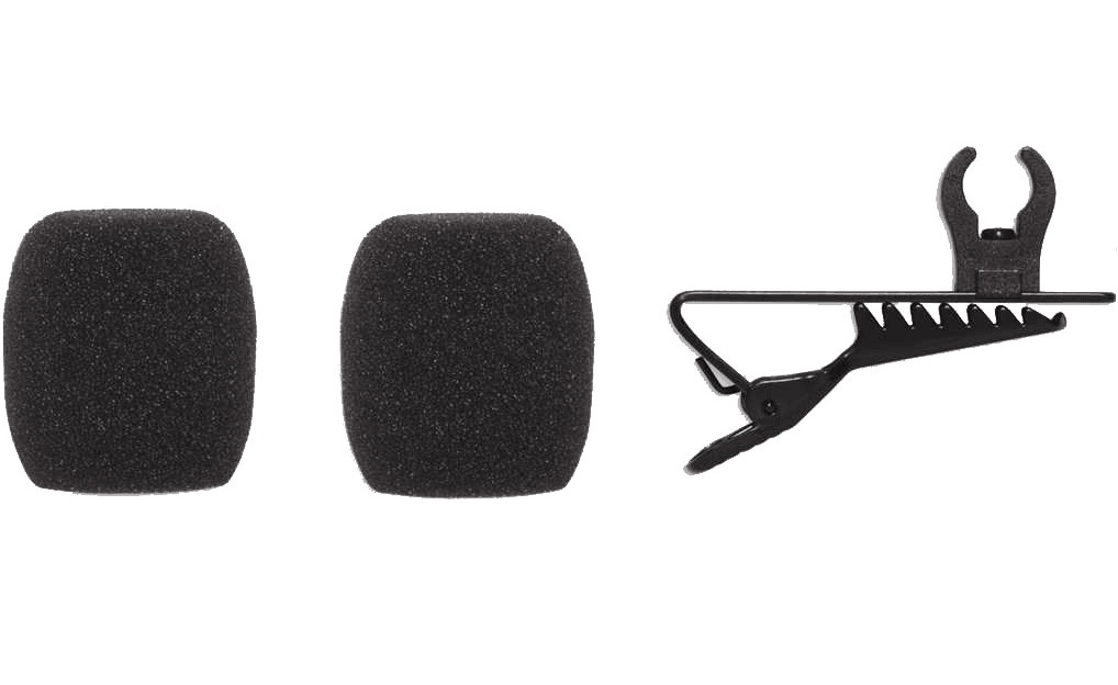 SHURE RK376-1 Mousse + 2 Pinces Cravate CVL-B/C