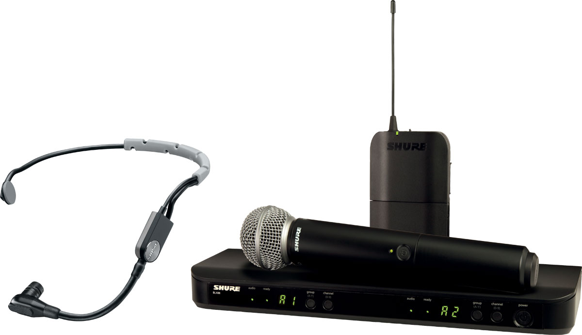 SHURE Syst HF Mixte Serre Tete/main