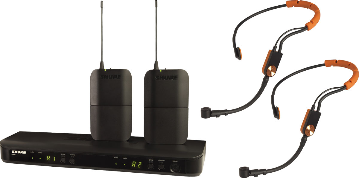 SHURE Syst HF Double Serre Tete